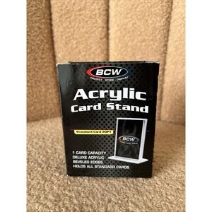 Vertical Acrylic Card Stand Display Holder UV Protection Baseball Sport Card BCW